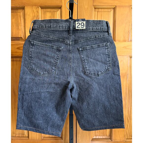 Gap Cheeky Straight High Rise Shorts - Black - Button Fly - Size 29/8 - NEW - Picture 6 of 10